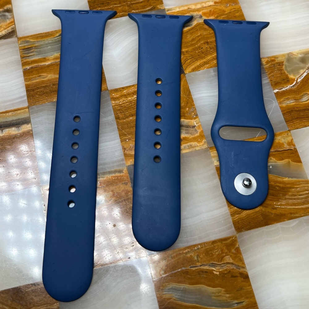 42mm Apple Watch Sport band in Blue with S/M and M/L